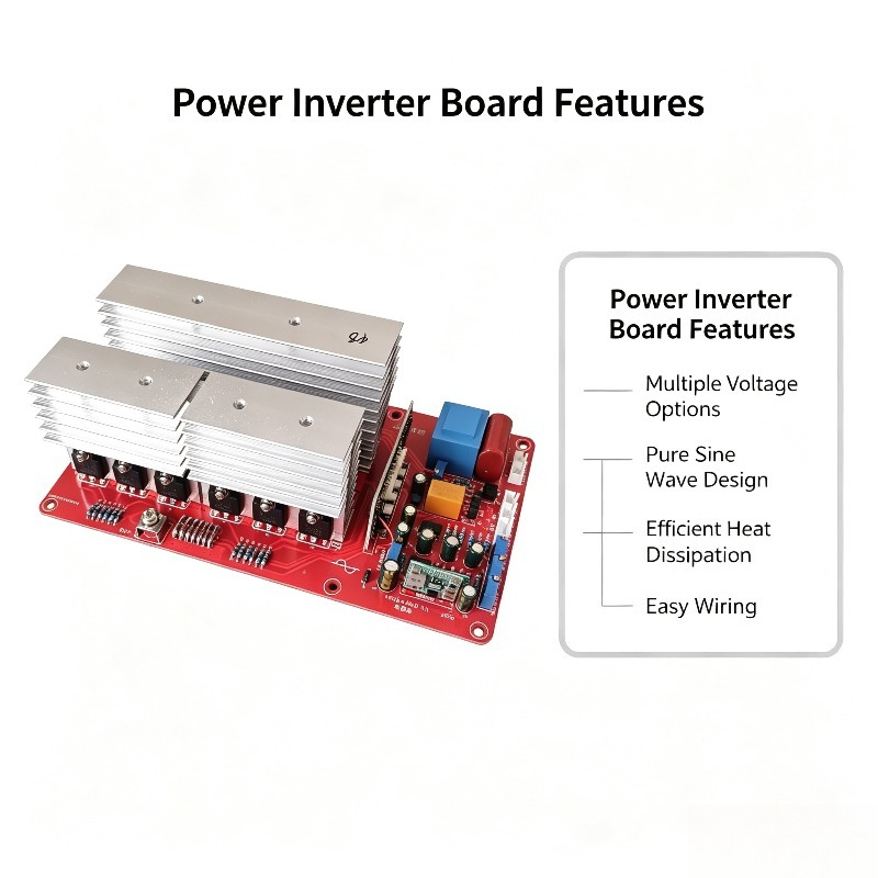 12-Röhren-Reiner-Sinus-Wechsel – Pure Sine Wave Inverter Board 24V 48V Bewertung und Preis